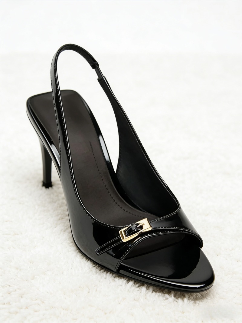 Sexy Black Patent Leather High - مراجعة Elastic Waistband Roll وسعره