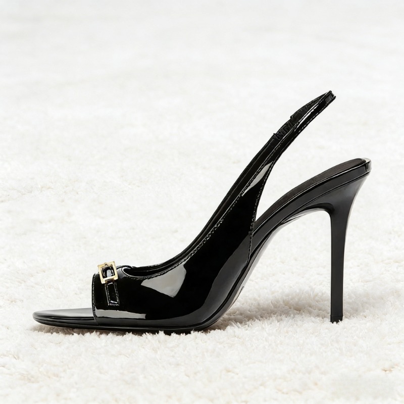 Sexy Black Patent Leather High - مراجعة Elastic Waistband Roll وسعره