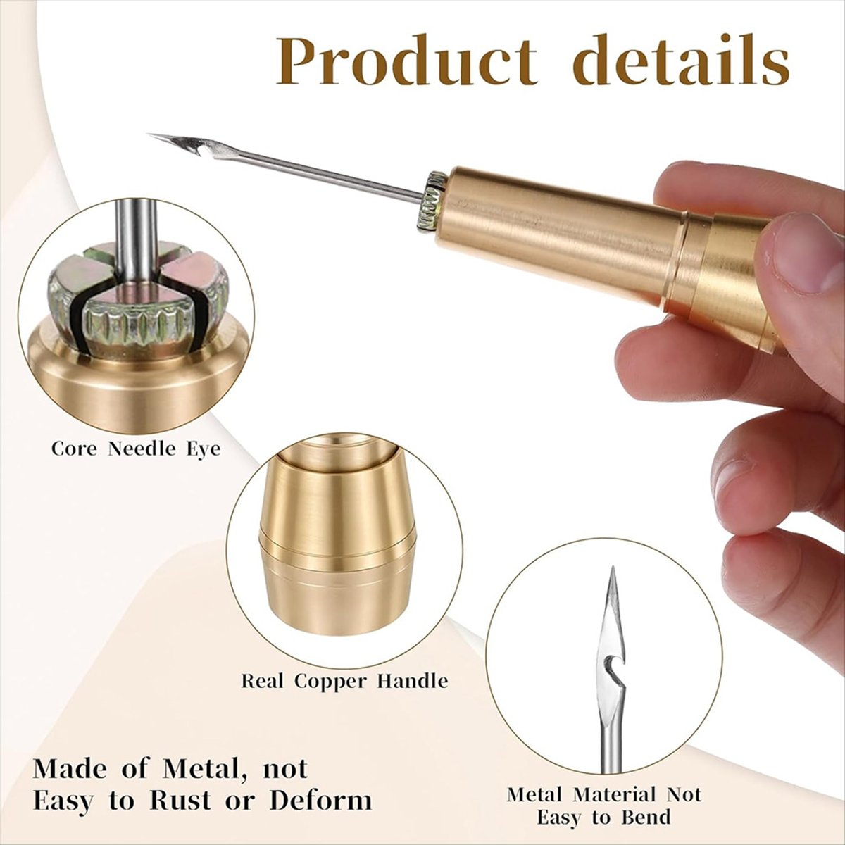 9pcs Leather Sewing Awl Kit wi - مراجعة Sewing Kit وسعره