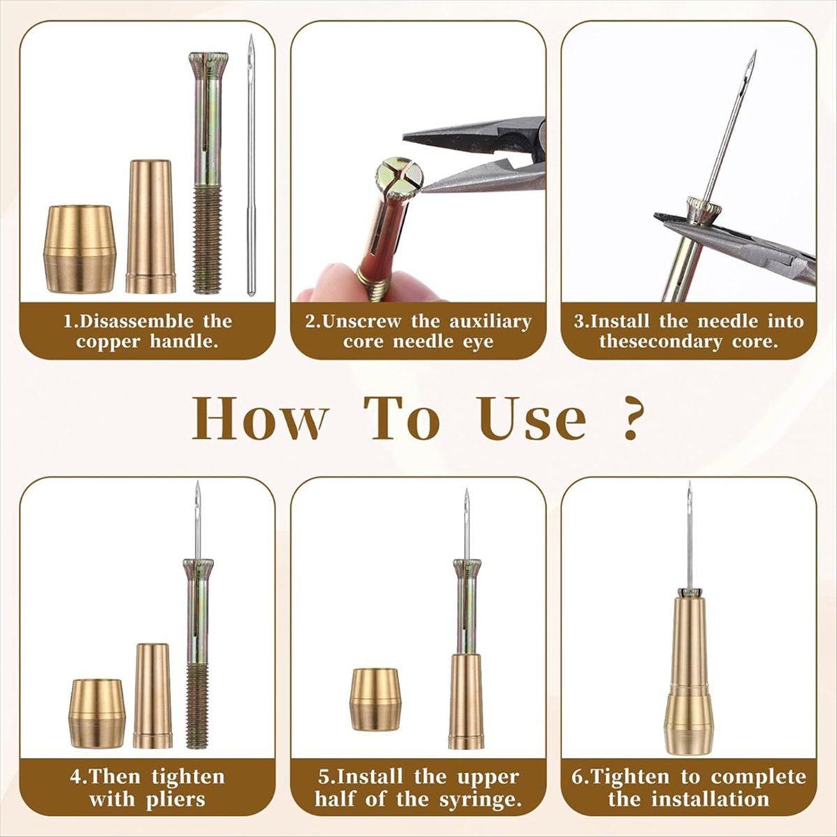 9pcs Leather Sewing Awl Kit wi - مراجعة Sewing Kit وسعره