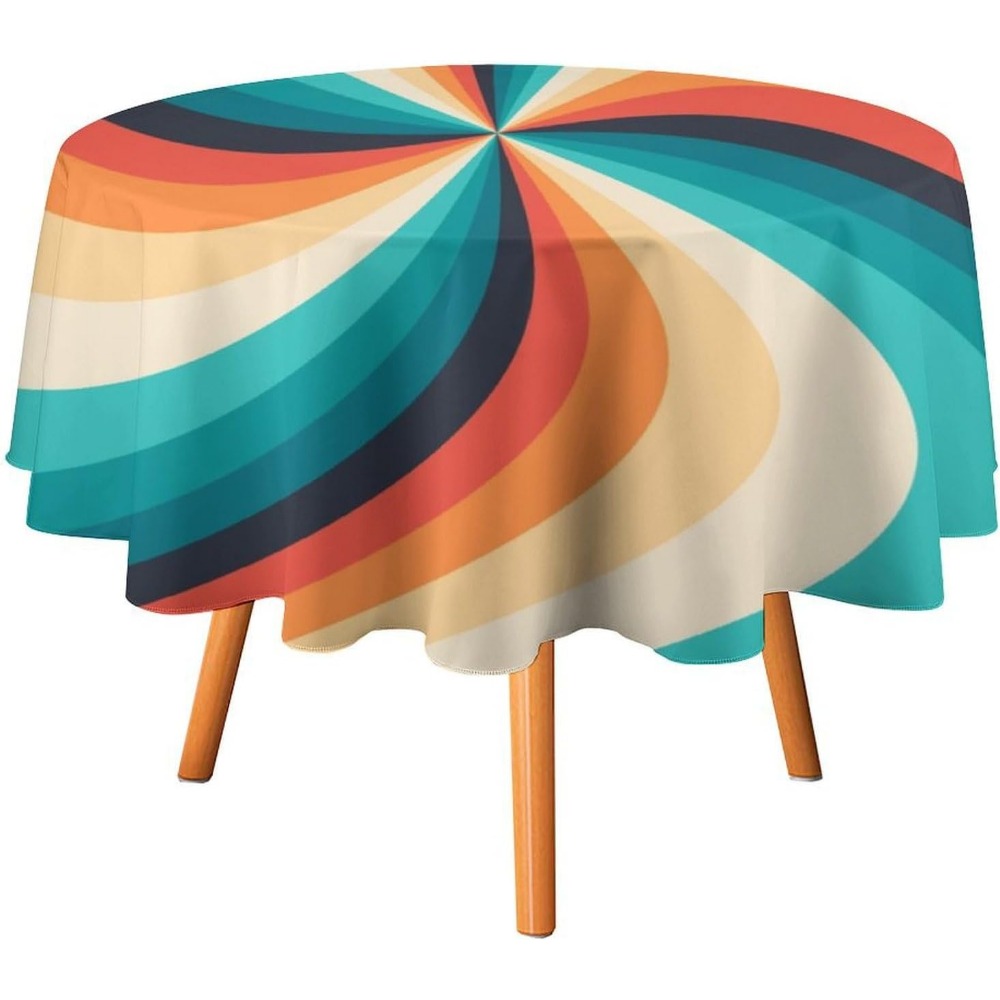 Vintage Groovy Swirl Round Tab - مراجعة Century Textile & Sewing Supply By Owner وسعره