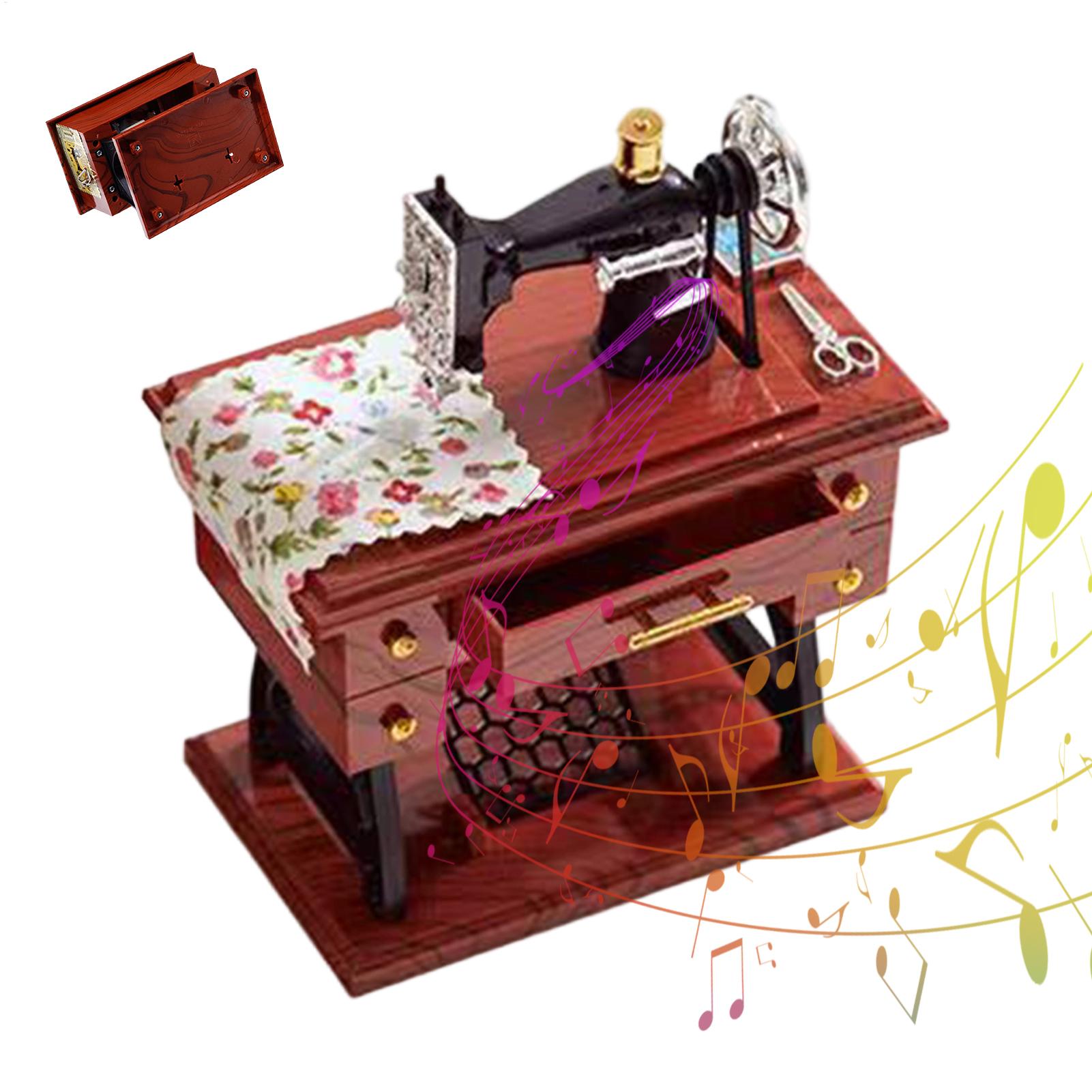 Sewing Machine Mini Music Box  - مراجعة Sewing Gathering وسعره