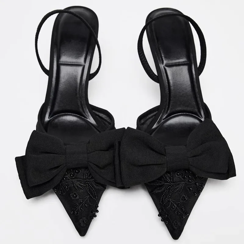 Black Mesh String Beads Heeled - مراجعة Elastic Waistband Roll وسعره