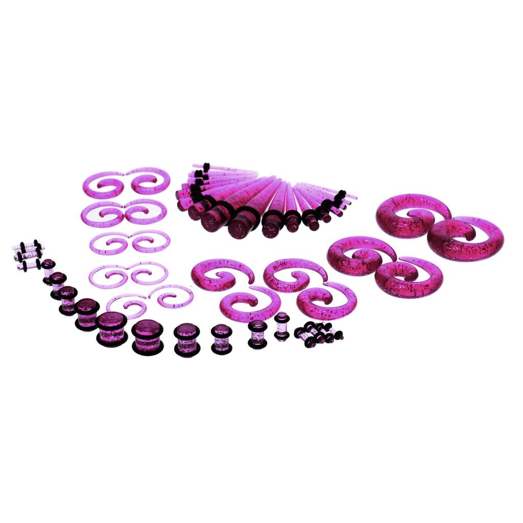 54pcs Acrylic Ear Plug Taper K - مراجعة Seam Gauge Metal وسعره
