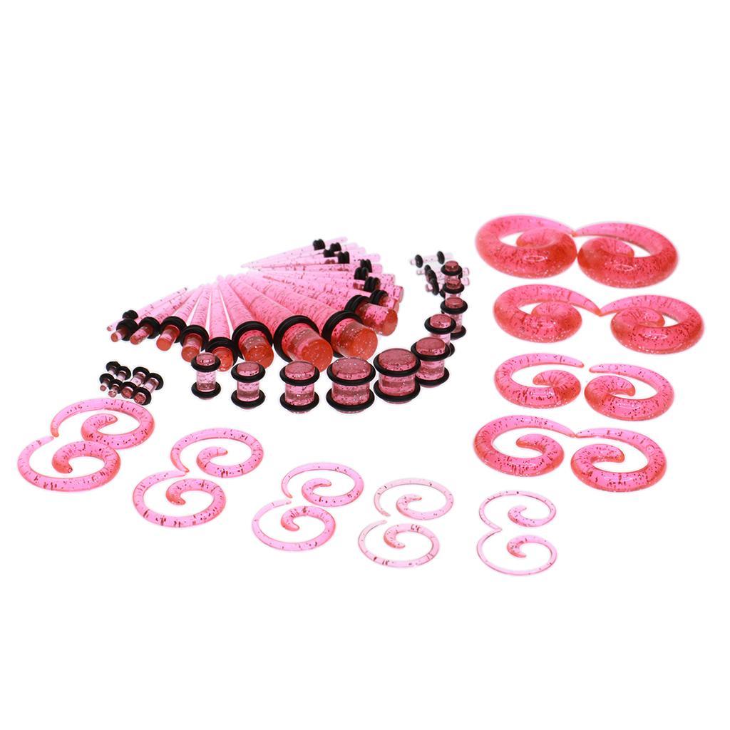 54pcs Acrylic Ear Plug Taper K - مراجعة Seam Gauge Metal وسعره