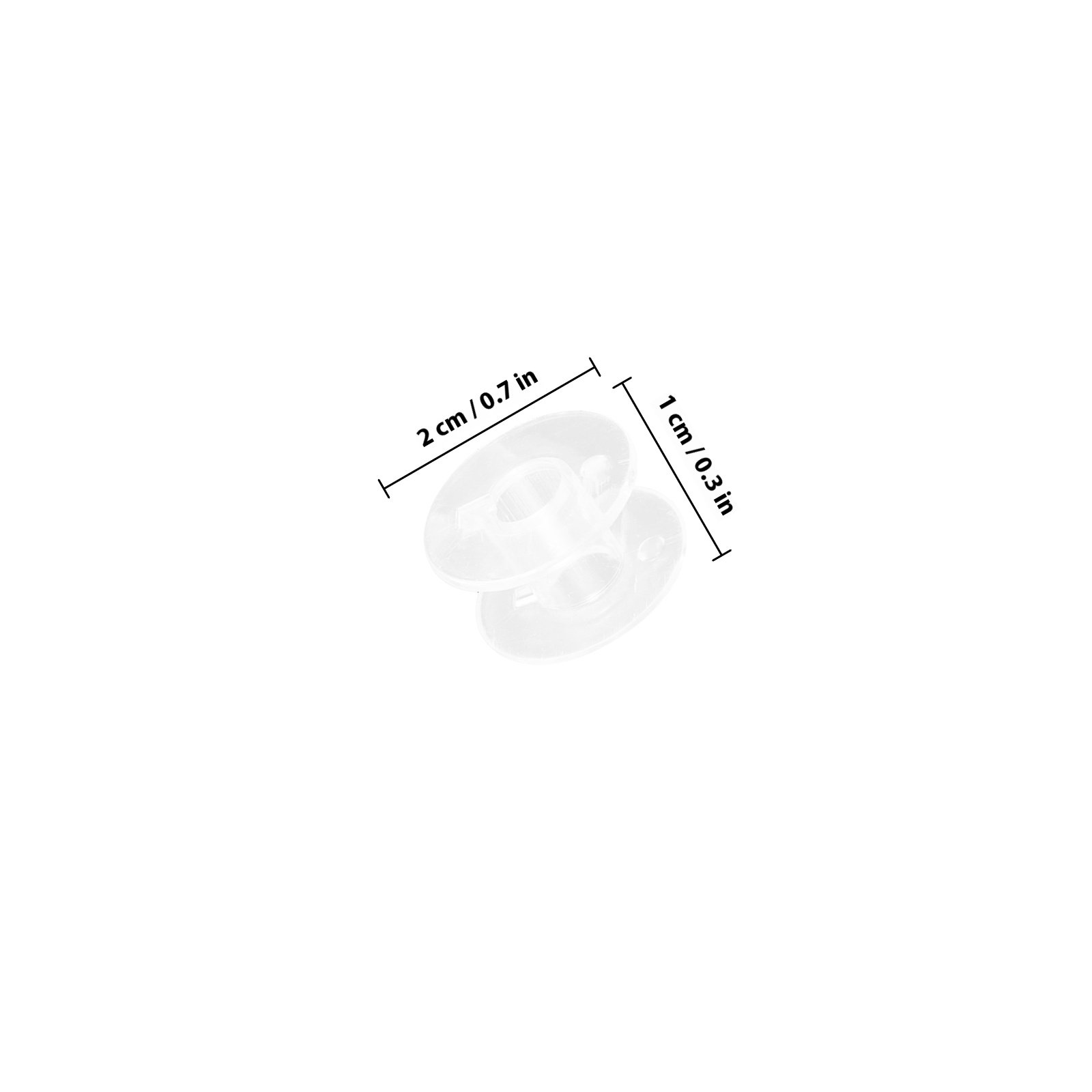 1 Set 25-Compartments Clear Pl - مراجعة Bobbin Organizer Box وسعره