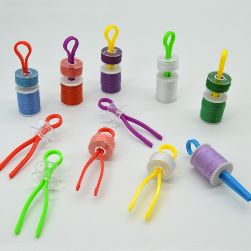 10/30/50Pcs Colorful Plastic S - مراجعة Bobbin Organizer Box وسعره